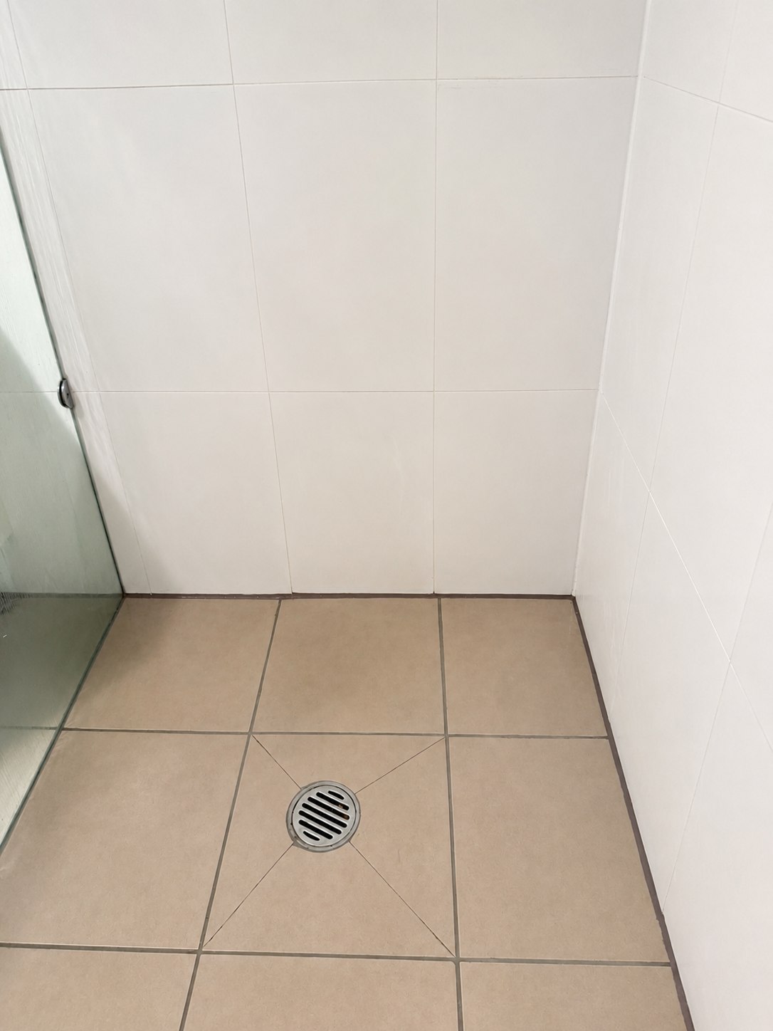 Shower after regrouting by GC Grout Masters